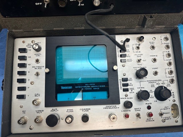 Texscan AL-51A spectrum analyzer