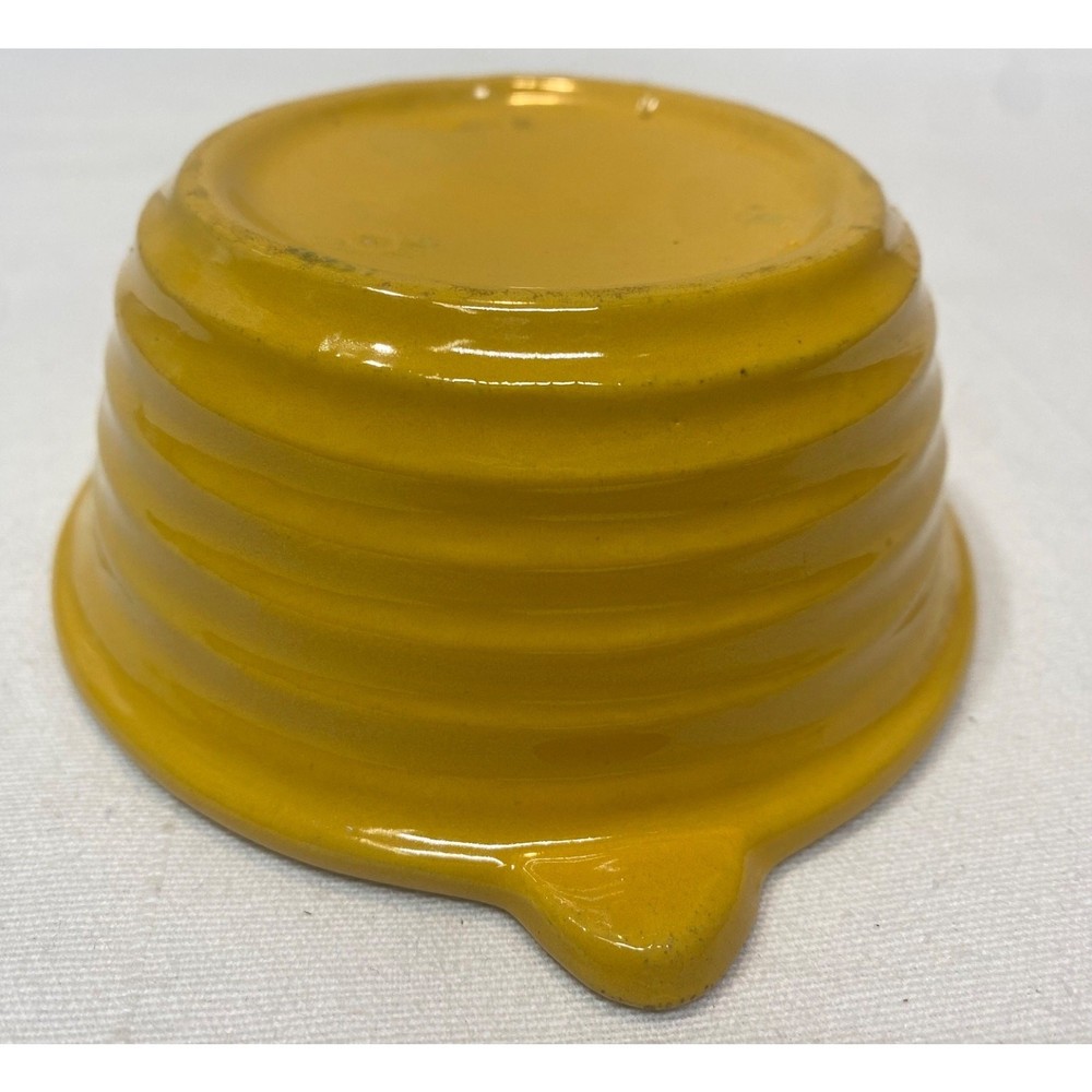 Vintage Bauer Yellow 4" Individual Baker Open Ring Ware
