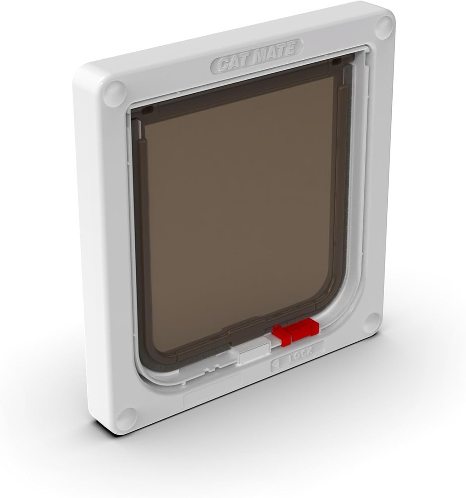 2-Way-Locking Cat Flap 304 - Secure Lockable Door for Small to Medium Sized C...