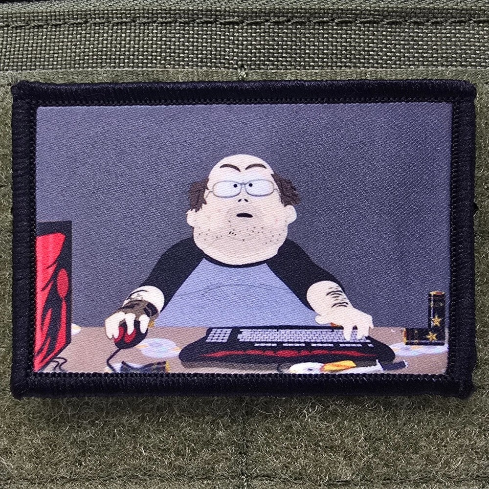 Gamer Patch Moral Tactical Meme WOW Hacker USA Hook & Loop 3x2