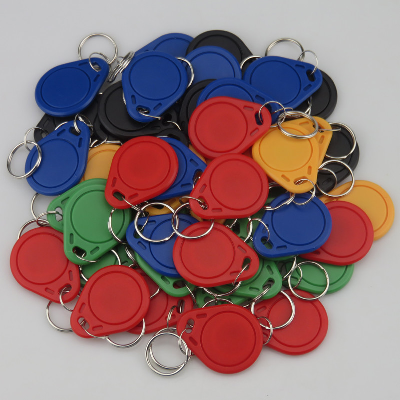 RFID 125KHz Writable Rewrite T5577 Keyfobs Proximity Access Tags 50 Pcs