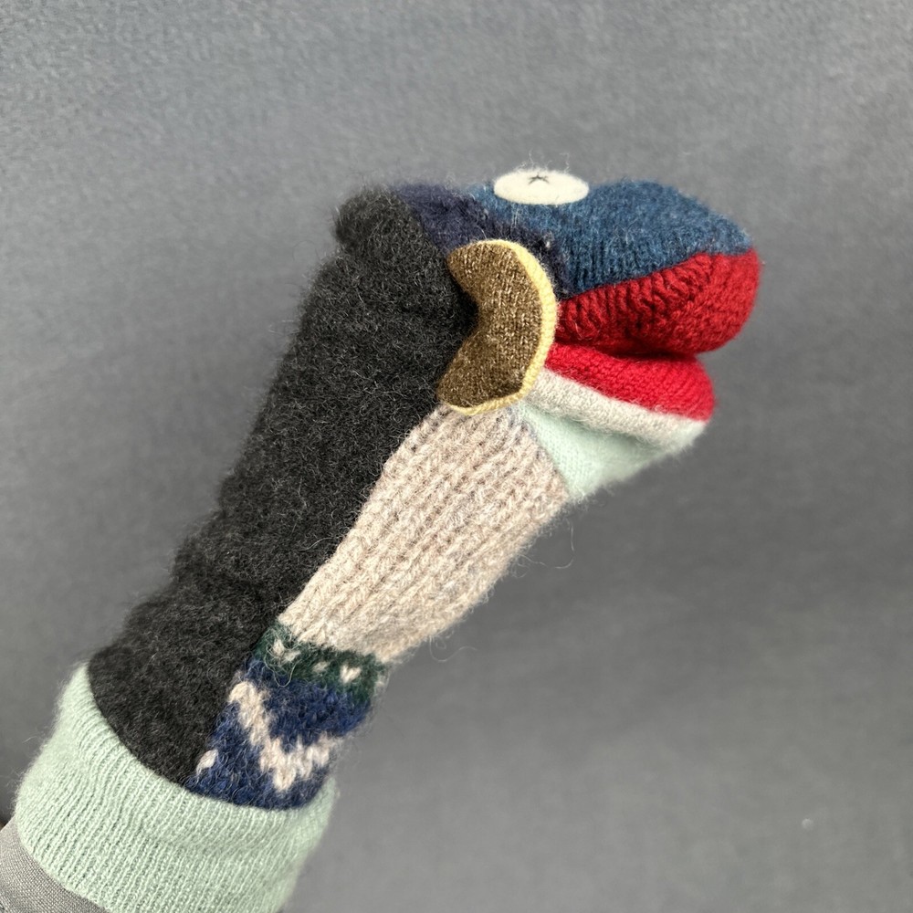 Cate & Levi Monkey Knit Wool Hand Puppet