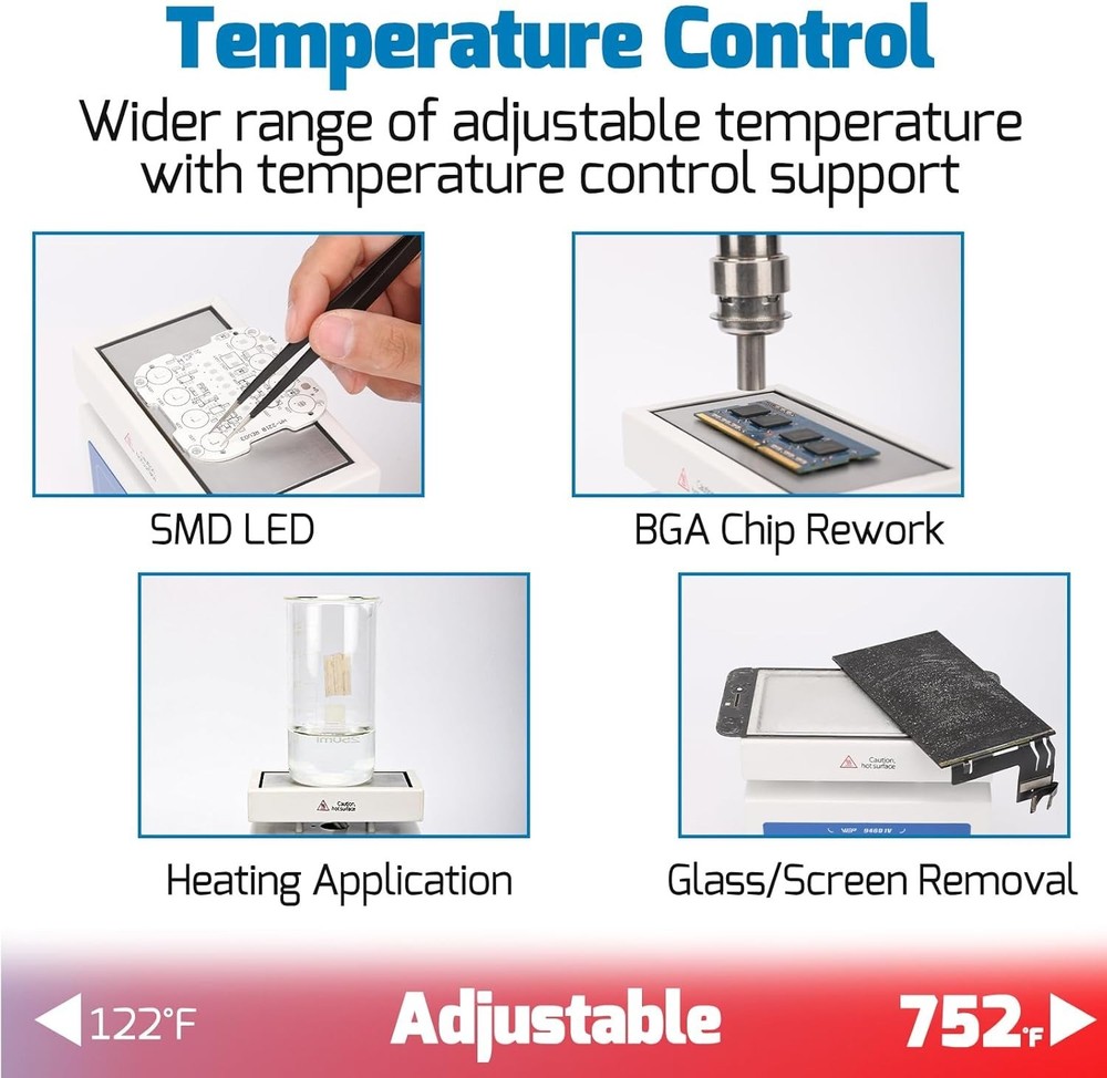 Digital Soldering Hot Plate with Adjustable Temperature for Microcomputer Repair