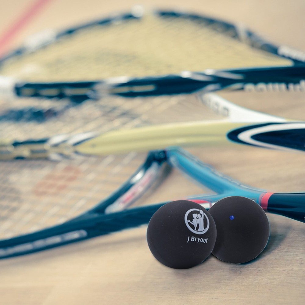 4 Pack Squash Balls Single Blue Dot Rubber Squash Ball for Beginners Training