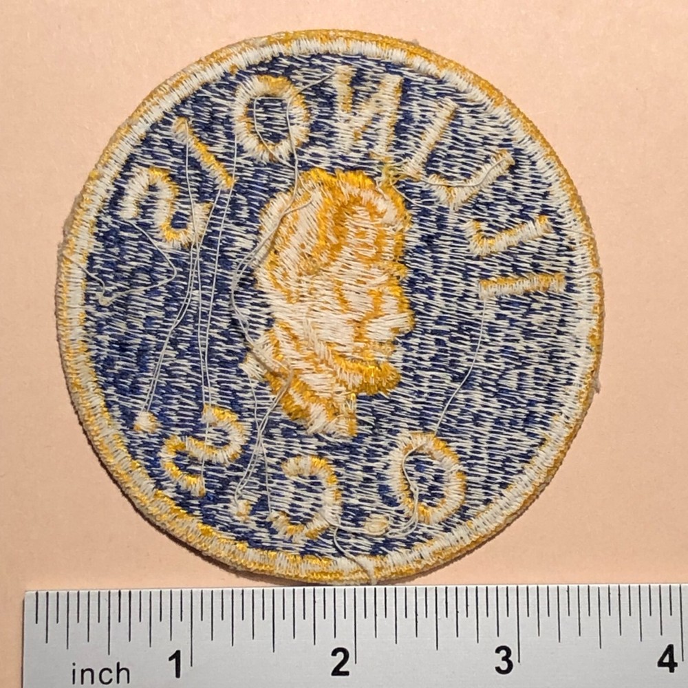 Illinois O.C.S. patch - blue and yellow