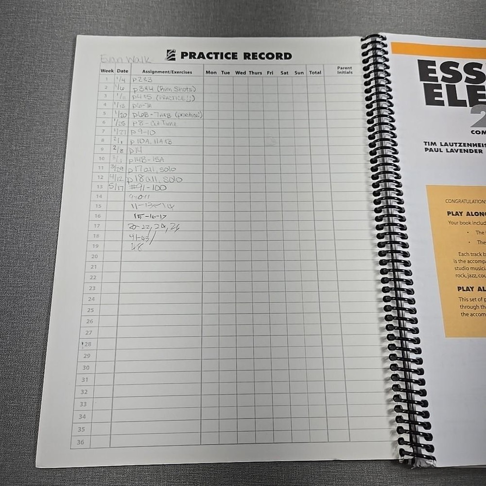 Essential Elements 2000 Comprehensive Band Method Percussion Bk 2 ~ 2004 Spiral