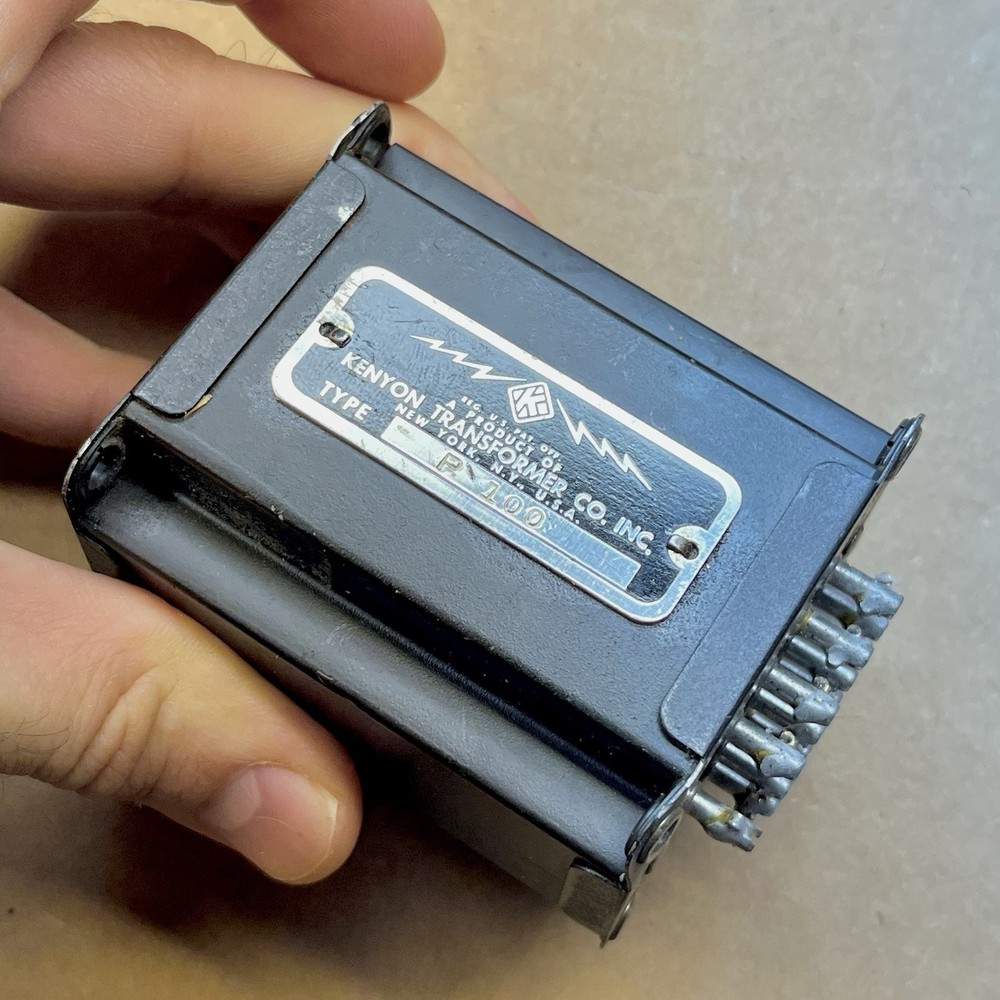 Nice Tested 30s Kenyon P100 Input Transformer , line matching 20db Gain Shielded
