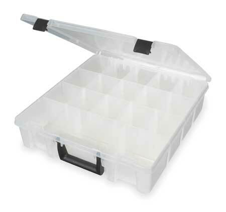 Flambeau T9007 Adjustable Compartment Box With 6 To 18 Compartments, Plastic, 3