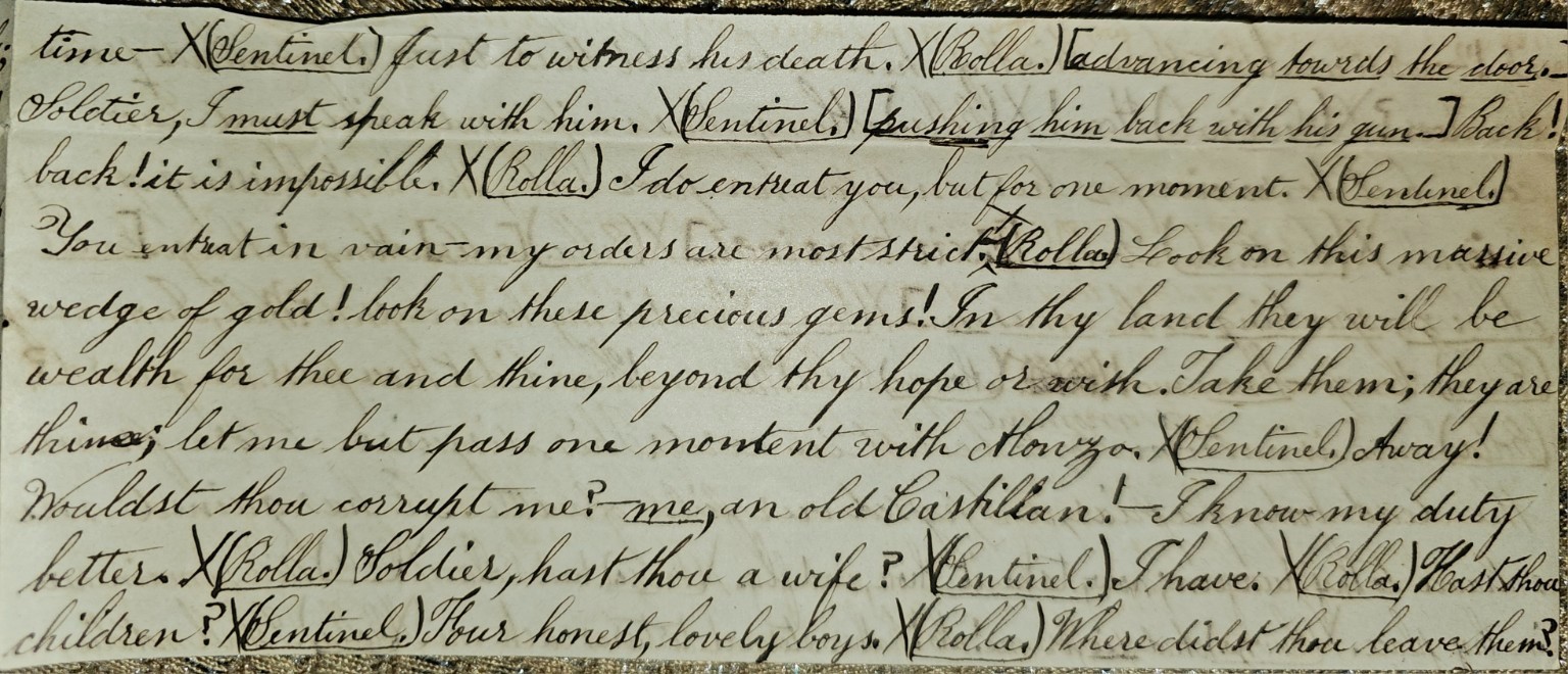 1850s Handwritten Literary Manuscript – Edgar Allan Poe “The Bells” & Sheridan P