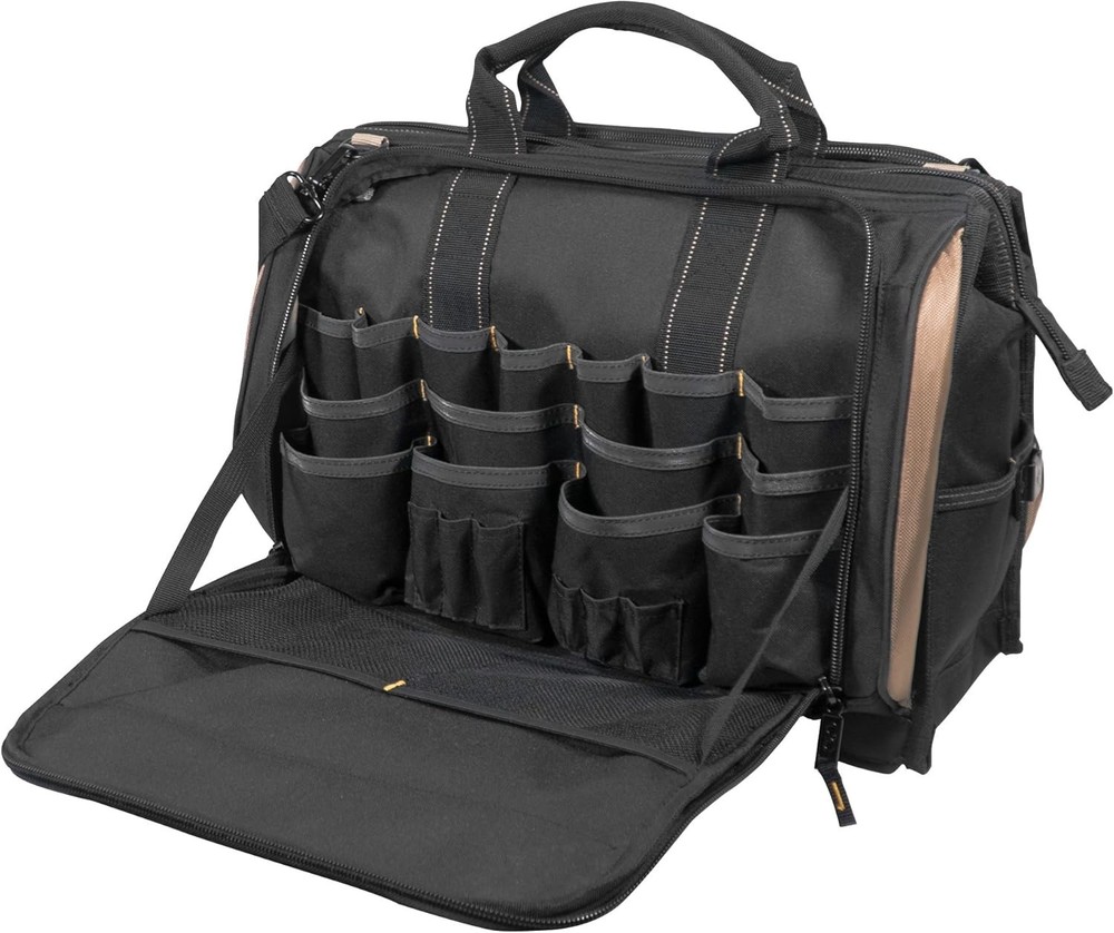 Multi-Compartment 50 Pocket Tool Bag