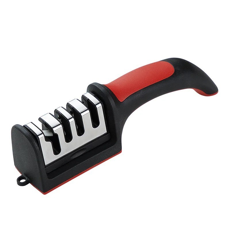 3/4 Segment Knife Sharpener Kitchen Multifunctional Handheld 3-Stage Fast Sharpe