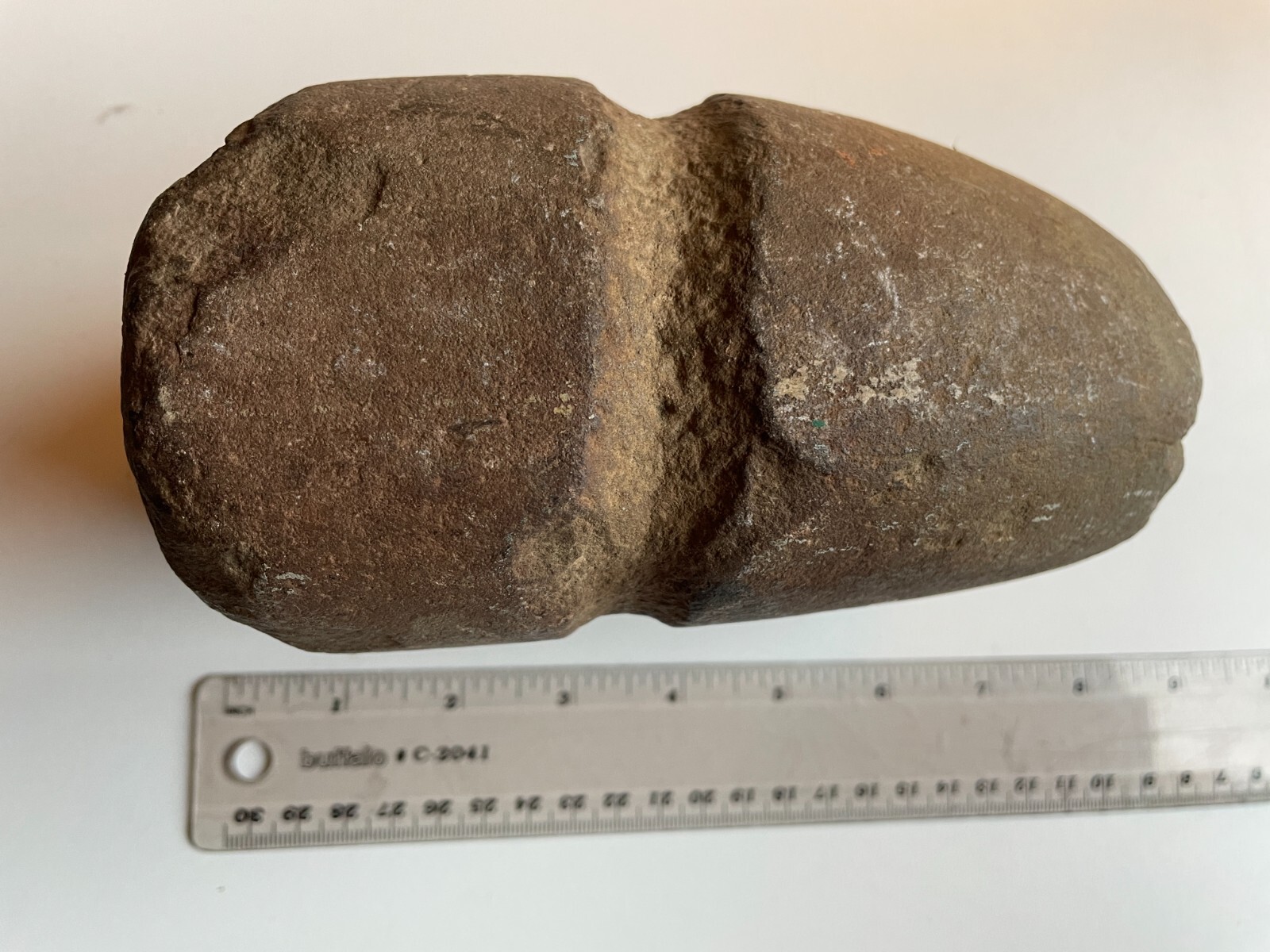 native american indian grinding stone genuine granite pestle