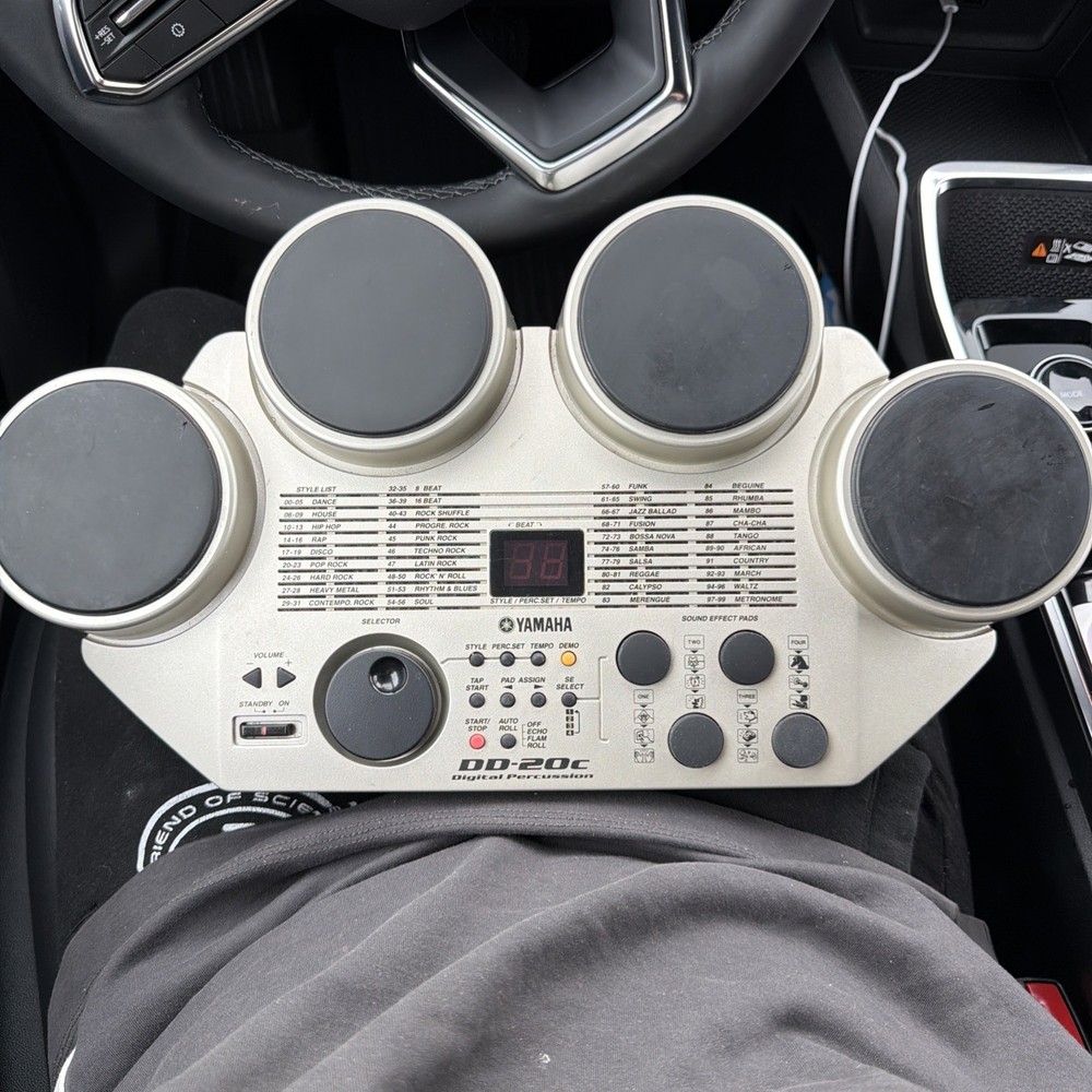 YAMAHA Drums- DD-20C Digital Percussion Drum Machine Tested