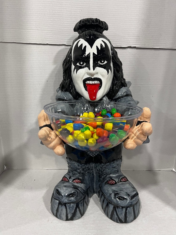 KISS Gene Simmons Demon candy bowl statue