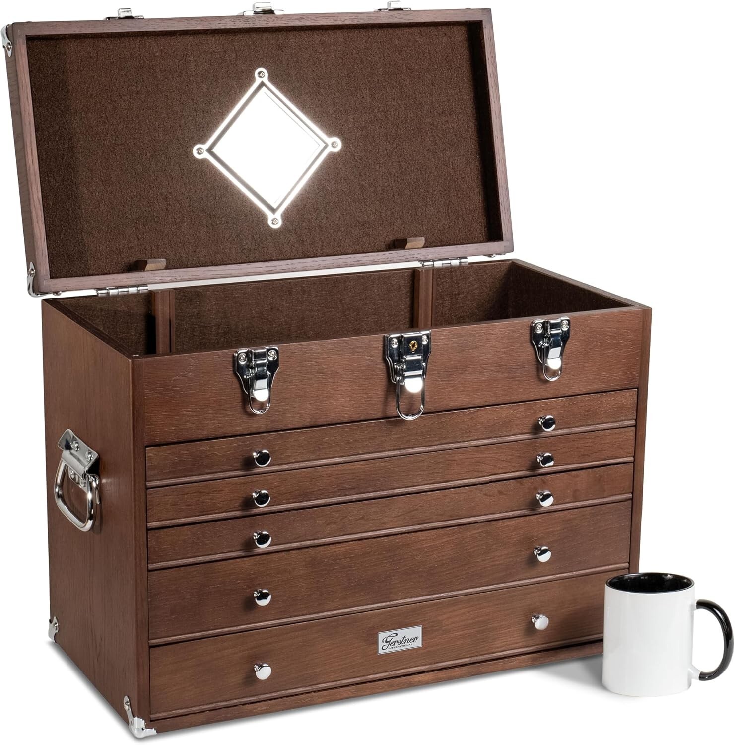 Gerstner International GI-T20D Dark Oak 5-Drawer Hobby/Tool Chest PRE-TARIFF!!!