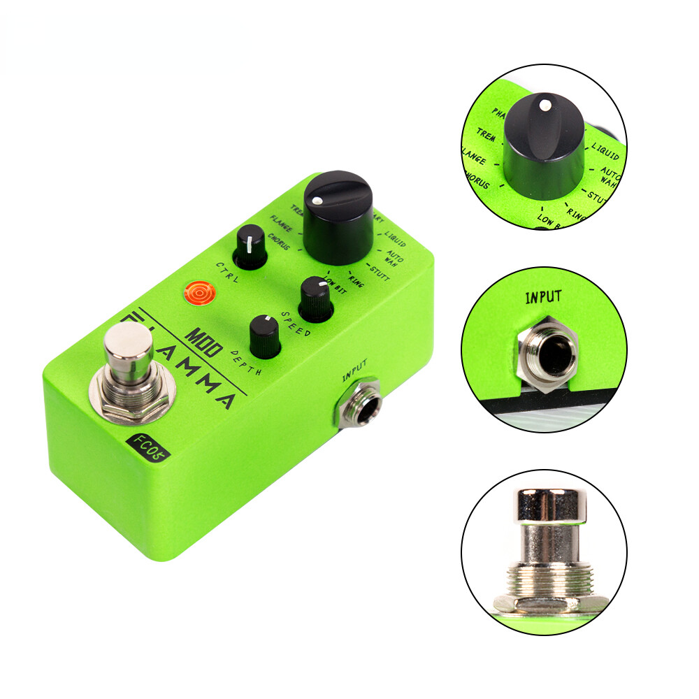 FC05 modulation guitar multi-effects pedal 11 modes chorus flanger phaser