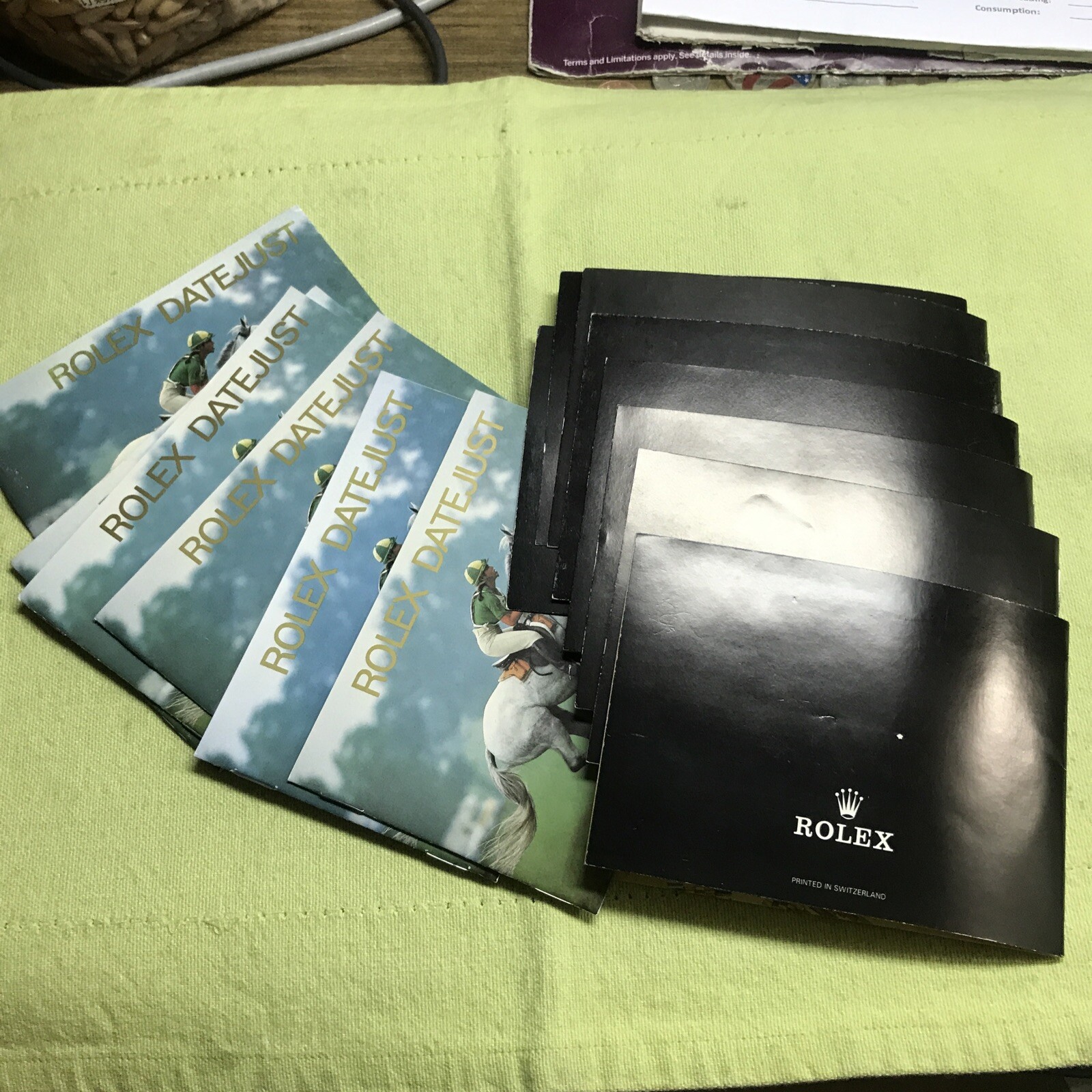 Rolex Date Just Booklets ;manual 1988-1999 Please choose ,All English❗️