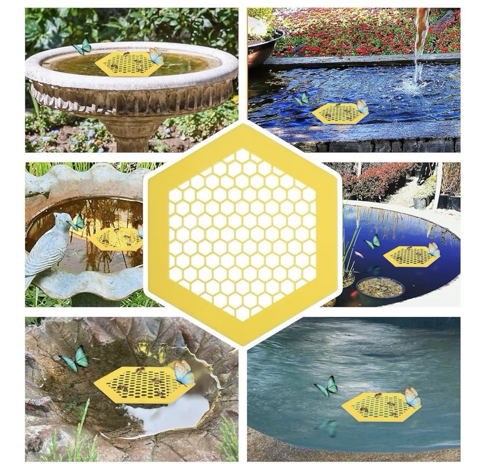 4 Pcs Floating Bee Watering Station