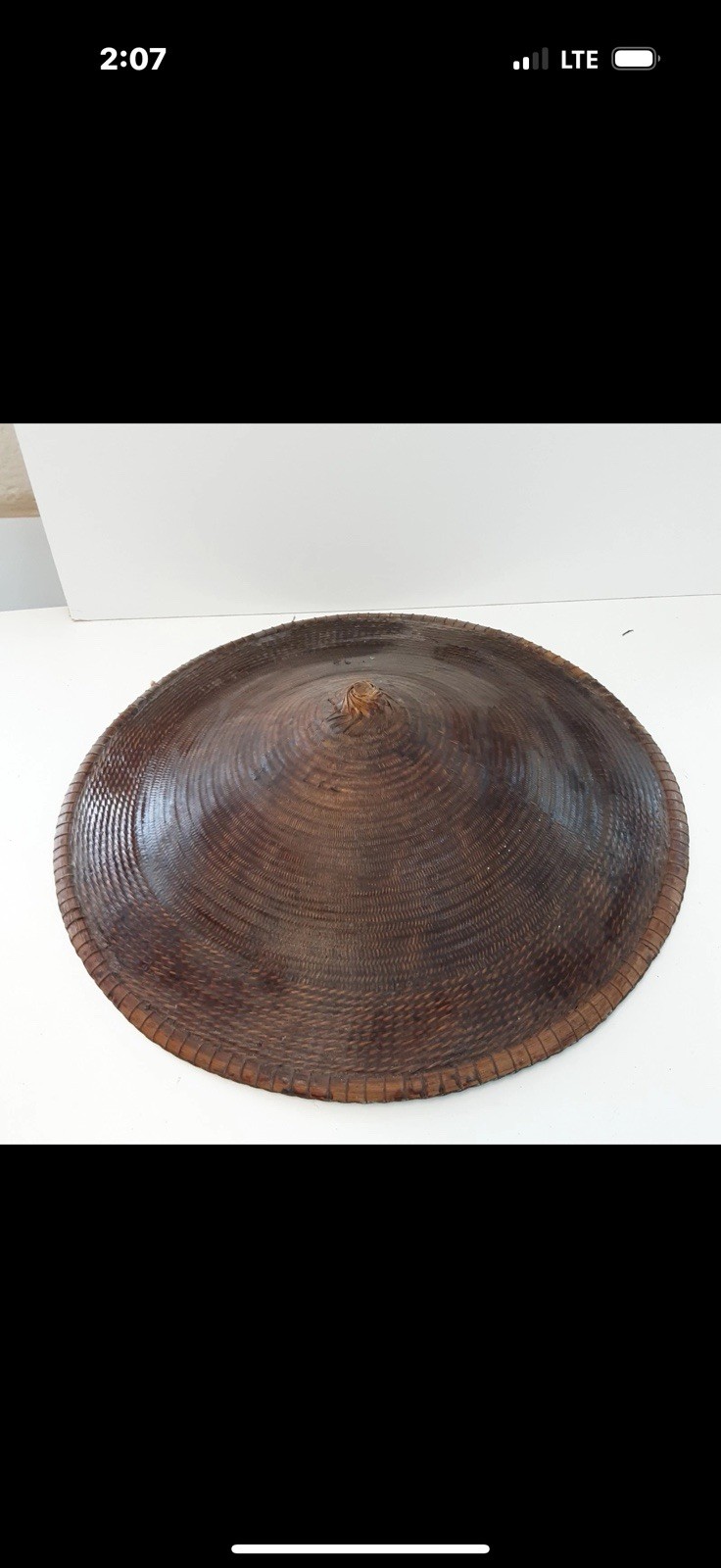 Authentic Japanese Conical Asian Samurai Coolie Antique Ninja Warrior Sun Hat