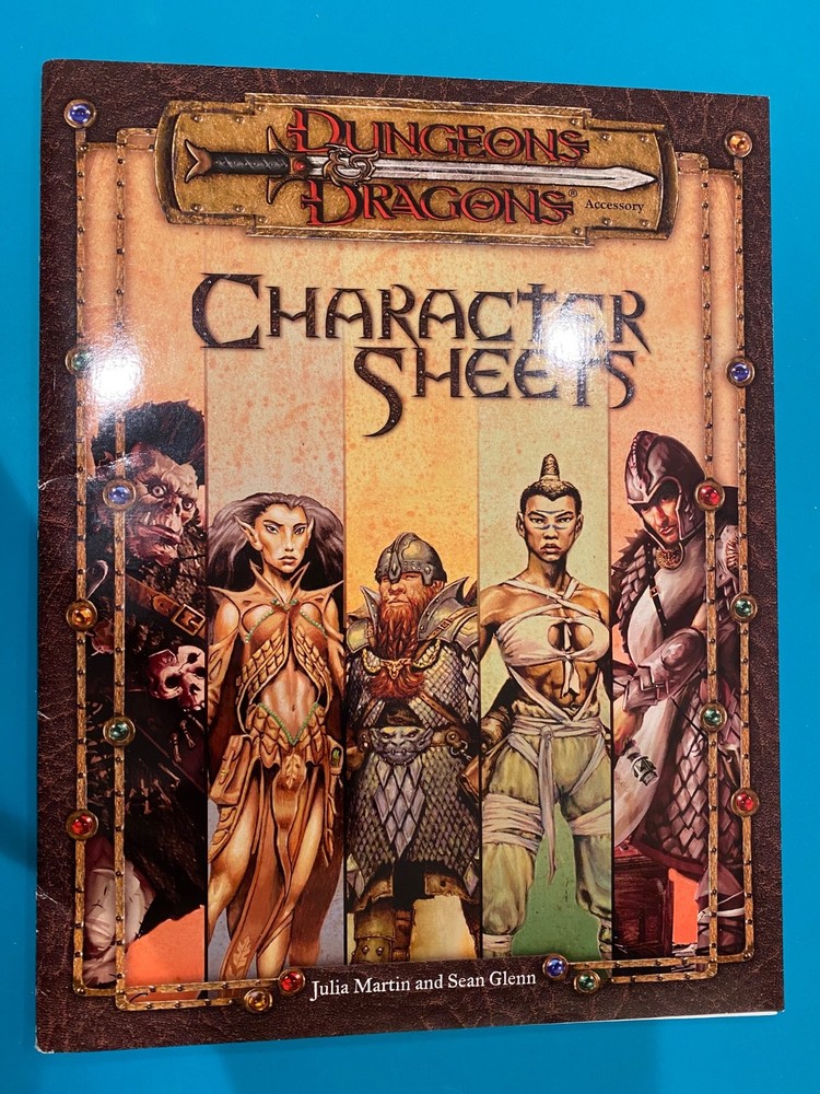 WOTC D&D 3.0 Character Sheets Complete