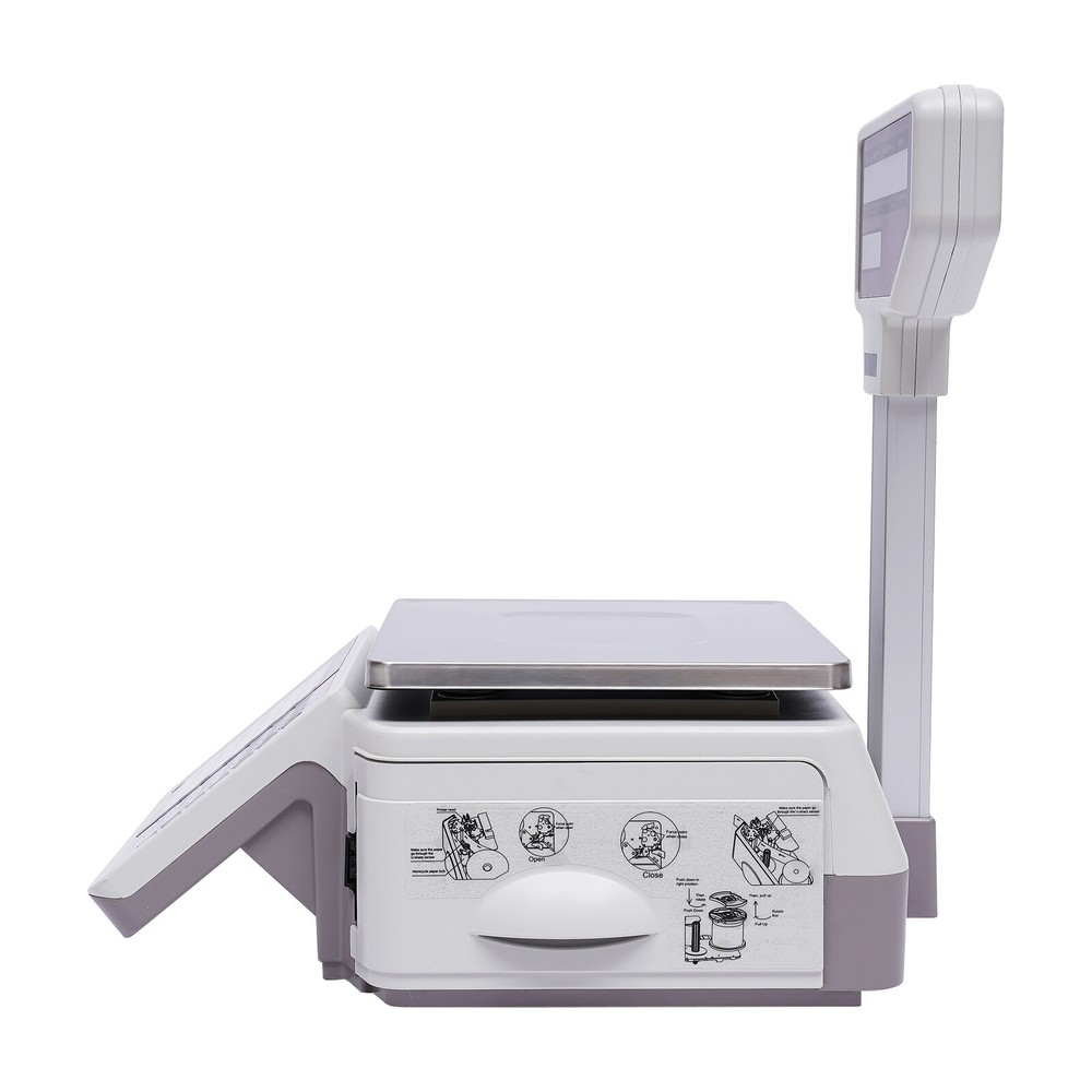 Electronic Weight Scale With Thermal Label Printer Digital Price Computing Scale