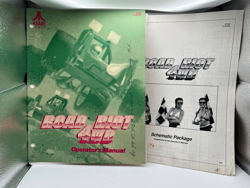 ATARI: Arcade game Manuals Collection from distributors library YOUR CHOICE