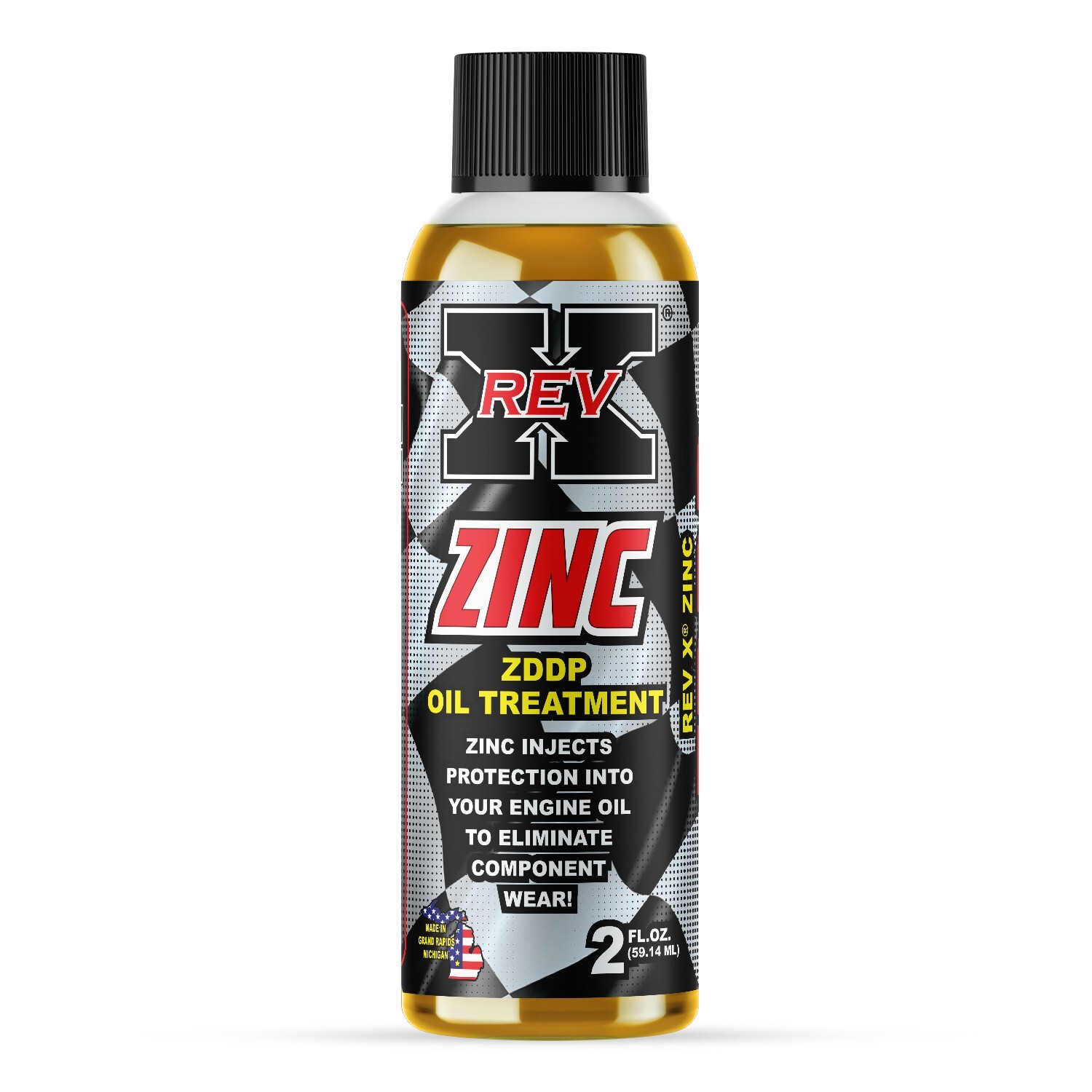 REV X Zinc ZDDP Oil Additive 2 fl. oz. - Restore the Protection