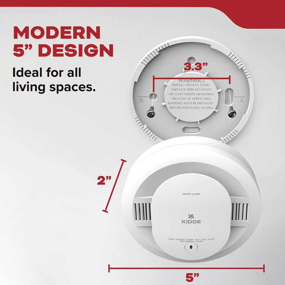 NEW - Kidde Detect Smoke Alarm Model 20SDR 2 AA BATTERY POWERED