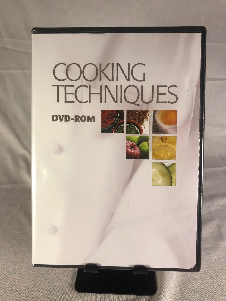 Cooking Techniques (DVD-ROM) Windows or Mac, NEW