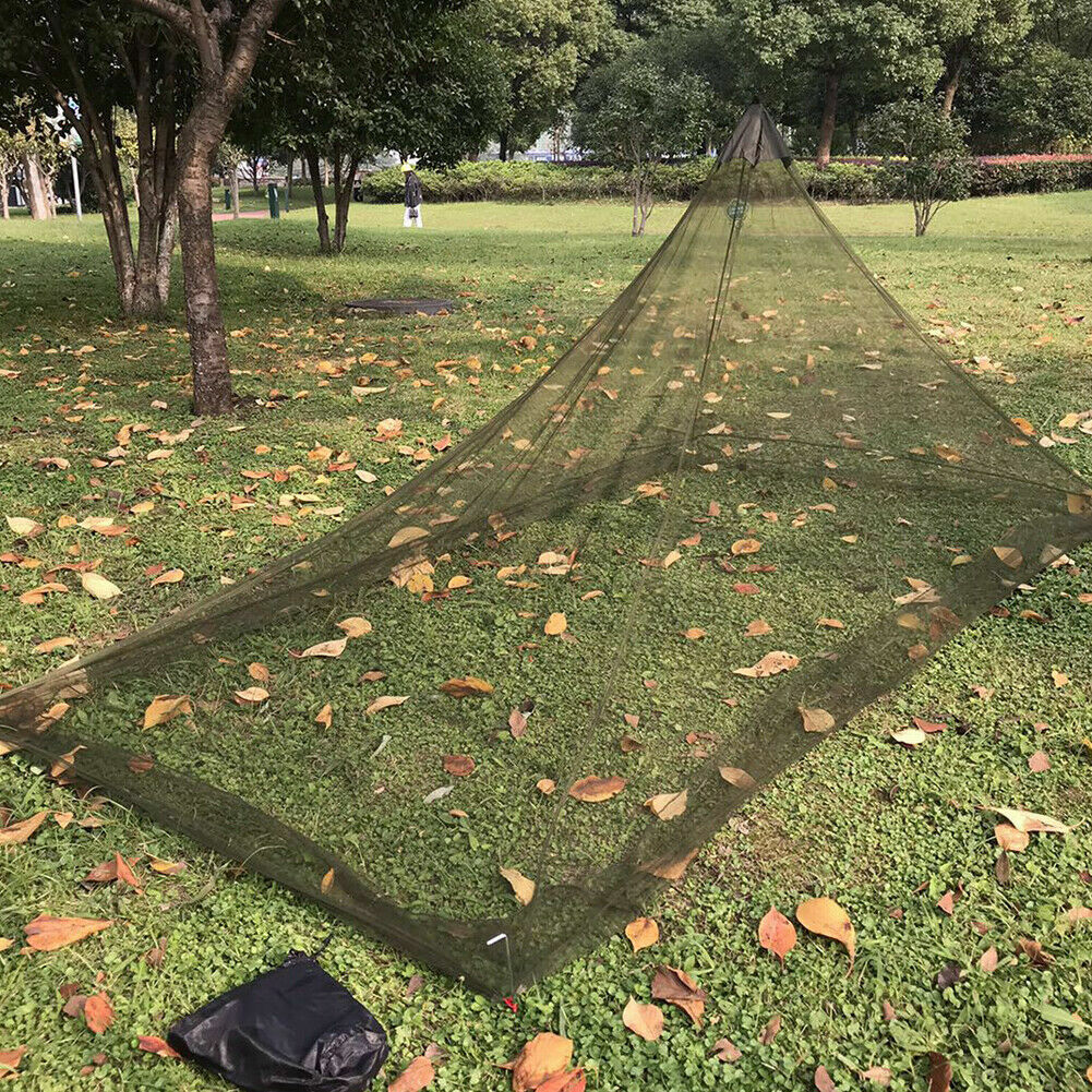 Outdoor Beach Camping Tent Mesh Mosquito Insect Bug Repellent Net Ultralight US