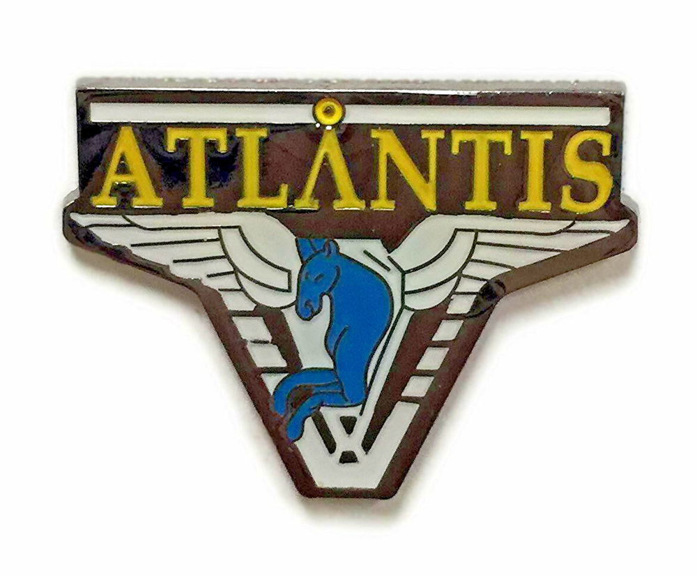 Stargate Atlantis Logo Enamel Pin - New