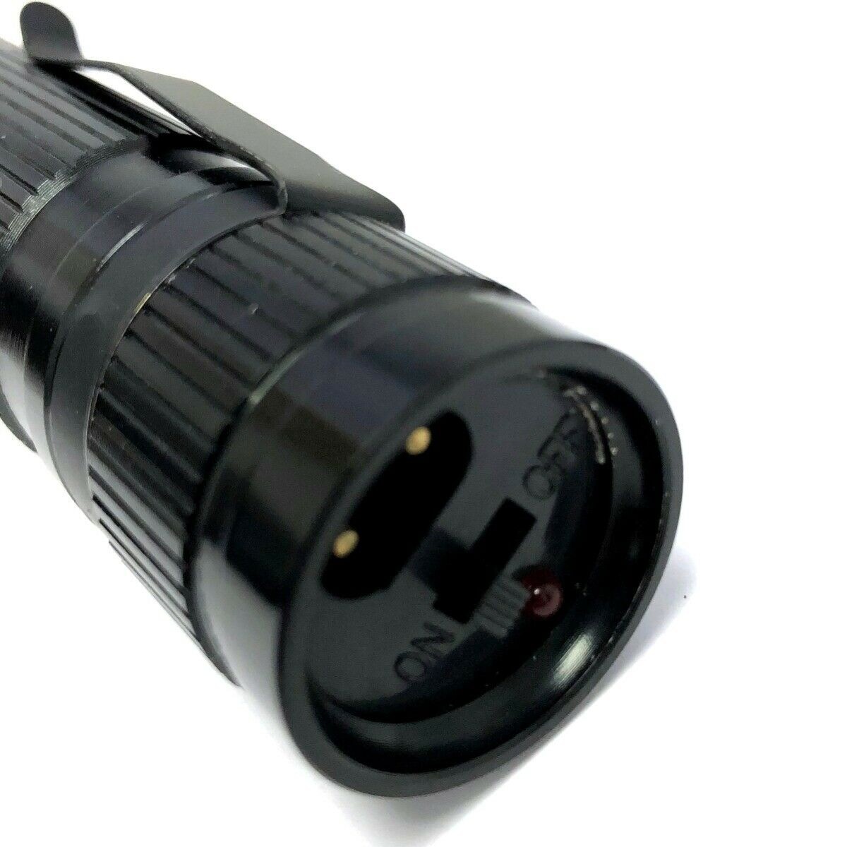 BLACK Defense Metal Stun Gun 16 Million Volt Rechargeable LED Flashlight New!