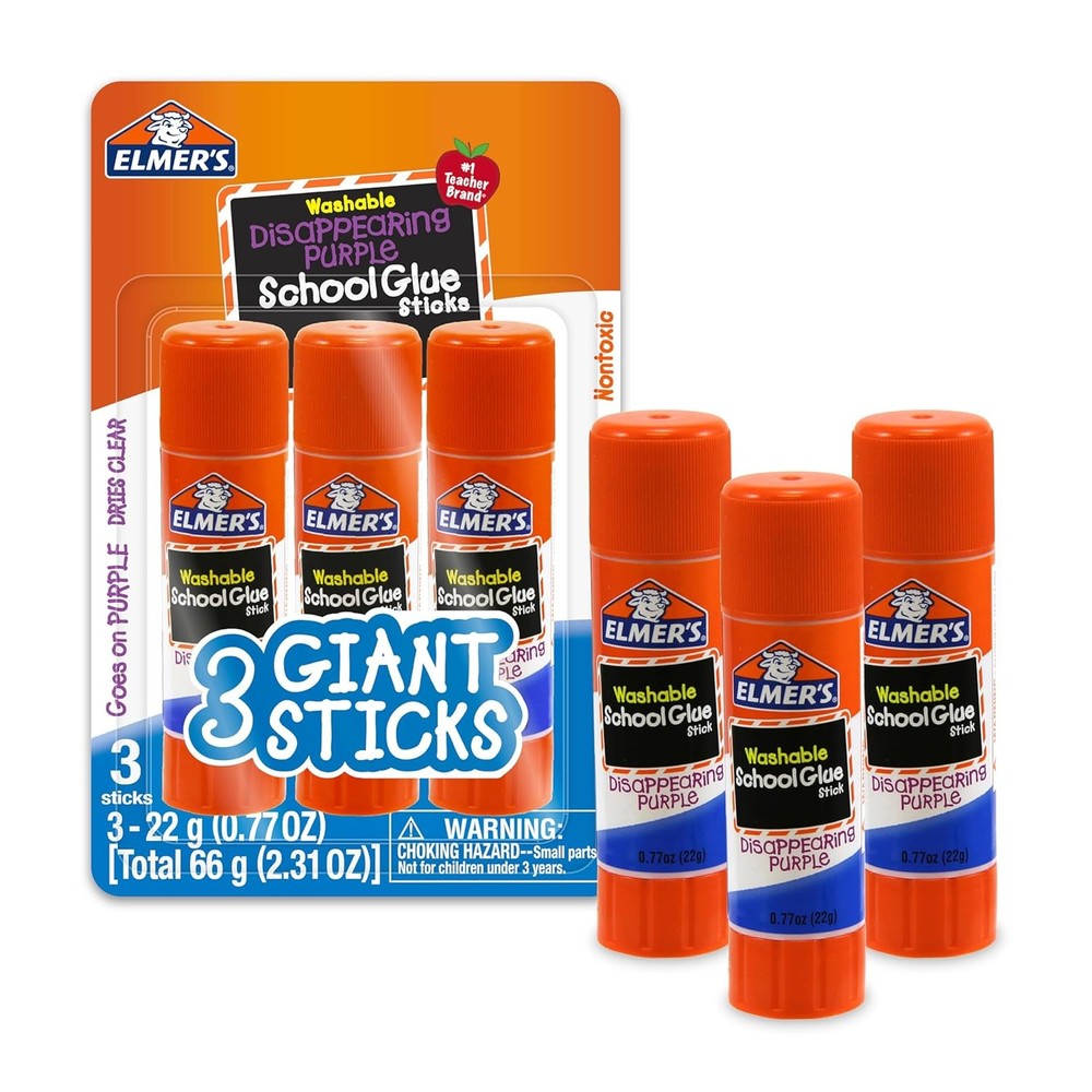 Purple School Glue Sticks