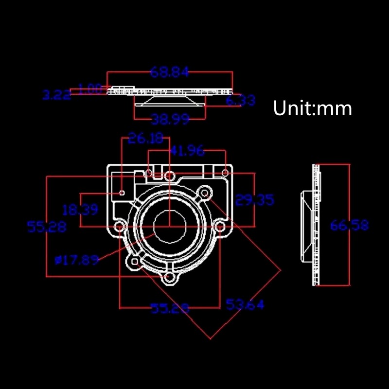 Humidifier Internal Metal Bracket Support Board for 25mm Diameter Atomizing Chip