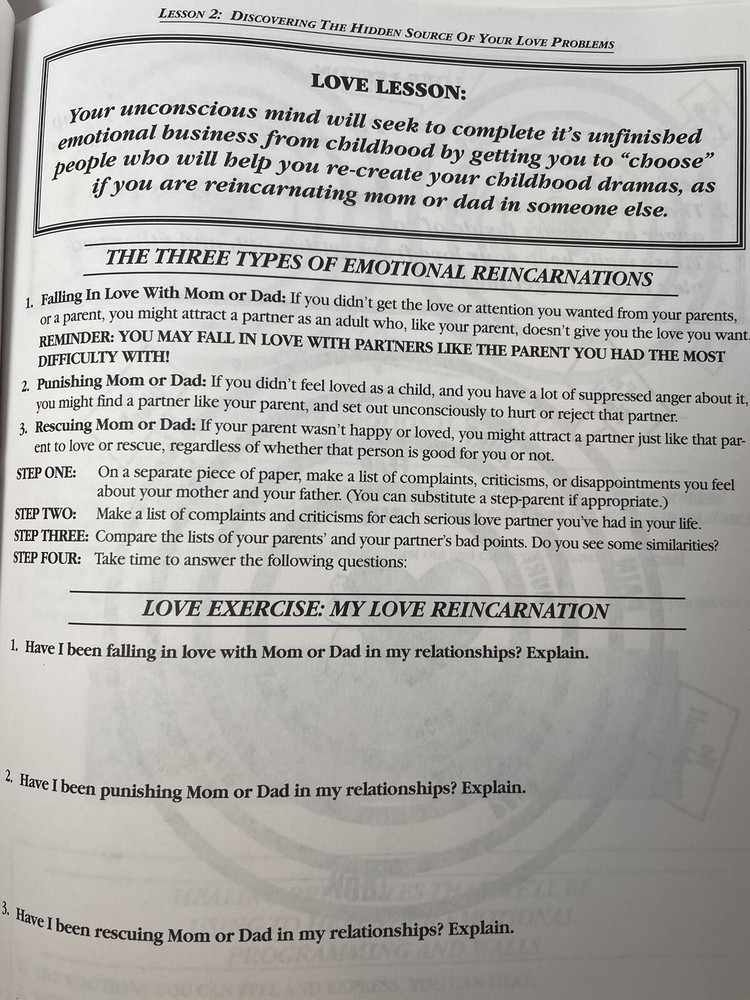 Barbara De Angelis Bundle VHS Audio Cassettes Guidebook