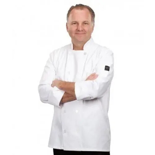 Chef Revival J100-2X Basic White Universal Fit Double Breasted Chef Jacket - XXL
