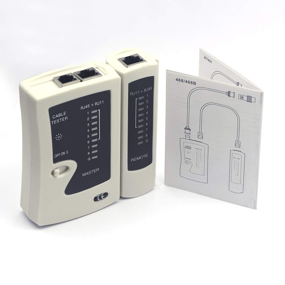 Handheld Multi-Functional Network Cable Tester - Cat6/Cat5/Cat7 & RJ11 Tester