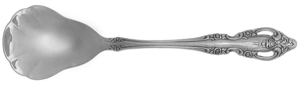 Oneida Silver Brahms  Sugar Shell Spoon 489322