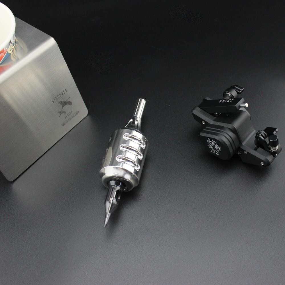CNC Medical Grade Stainless Steel Adjustable Tattoo Needle Cartridge Grip 30mm