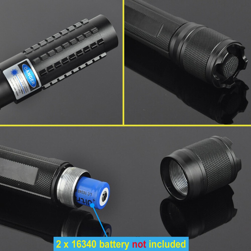 Halberd-Head Blue Laser Pointer Pack Teaching-aid Laser Pen Torch Flashlight