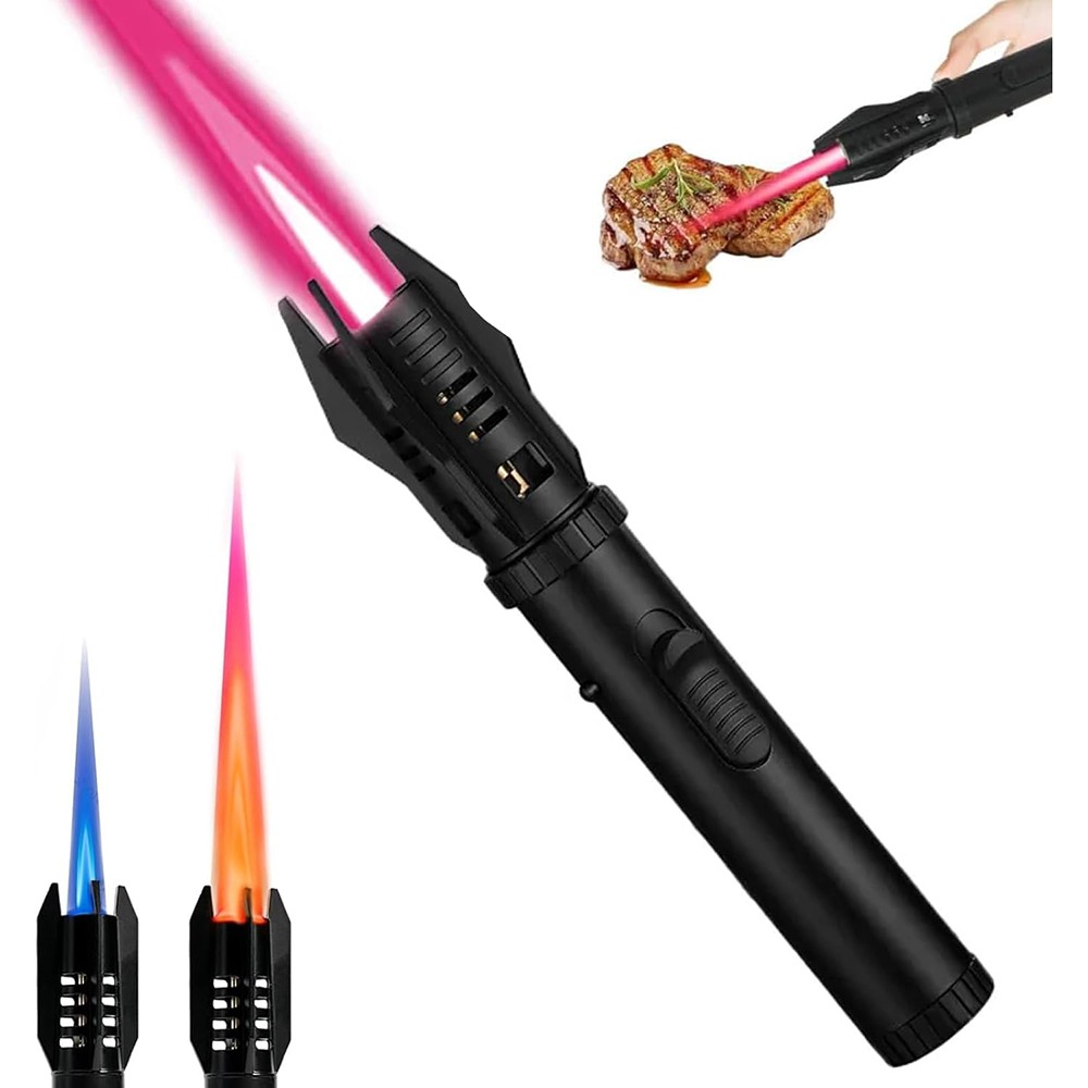 Jet Flame Lighter Refillable Storm Lighter Windproof Long Stick Lighter