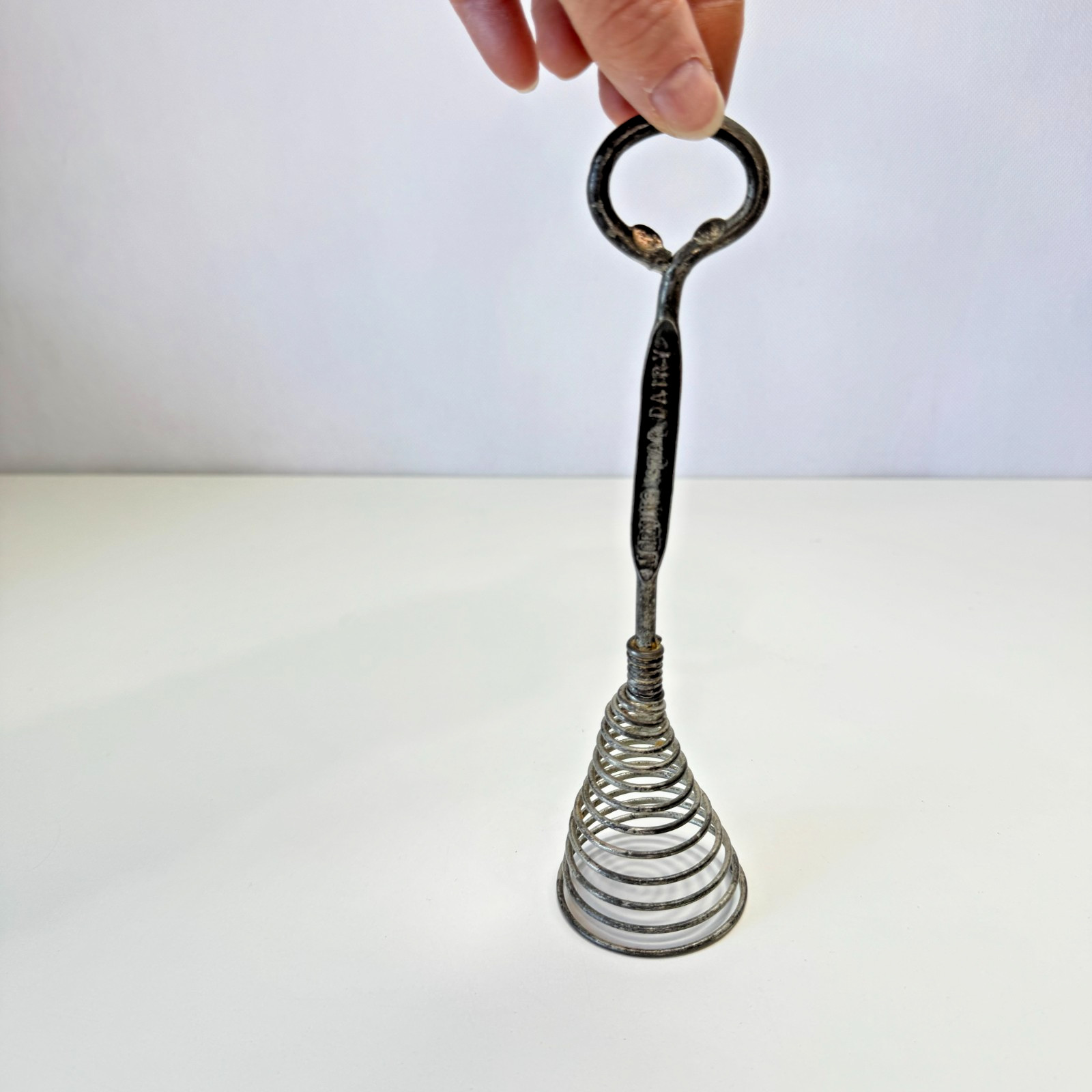 Vintage Morning Star Dairy Advertising Wire Whisk & Bottle Opener Coiled Metal