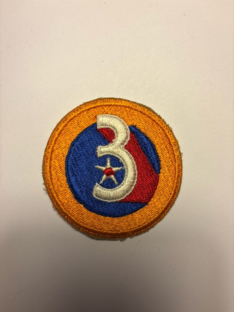 3rd Army Army Air Force WW II Era Original Patch -1ea Patch