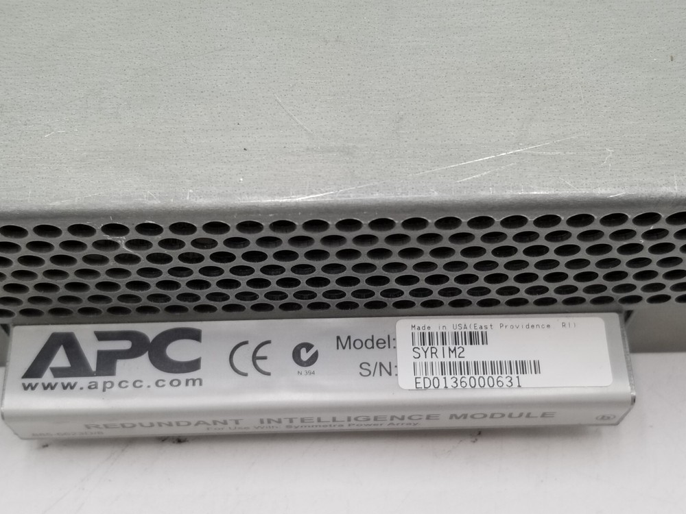 APC SYRIM2 Redundant Intelligence Module 885-6623D/8 Untested
