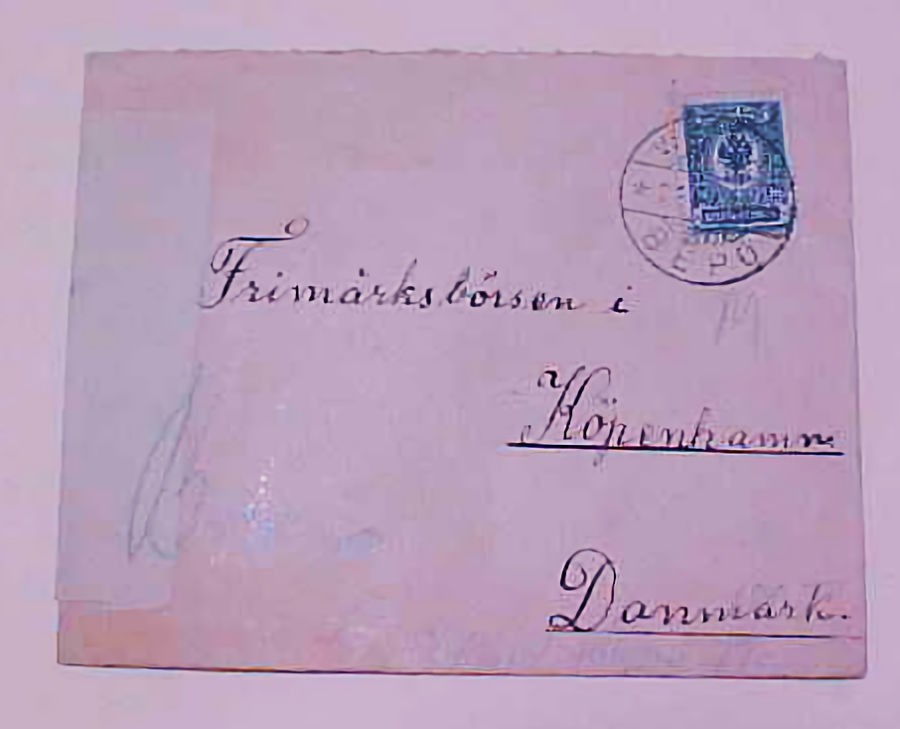 FINLAND BEPO 1916 B/S DENMARK CENSOR 2 DIFF.