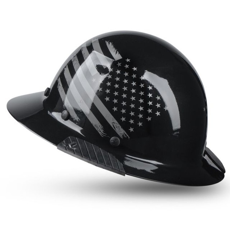 Lift Safety DAX Patriot Full Brim Hard Hat Gloss ANSI Type 1 Class G