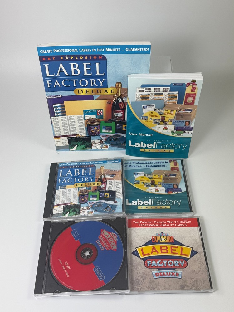 Art Explosion Label Factory Collection For Windows | NO VALIDATION CODES