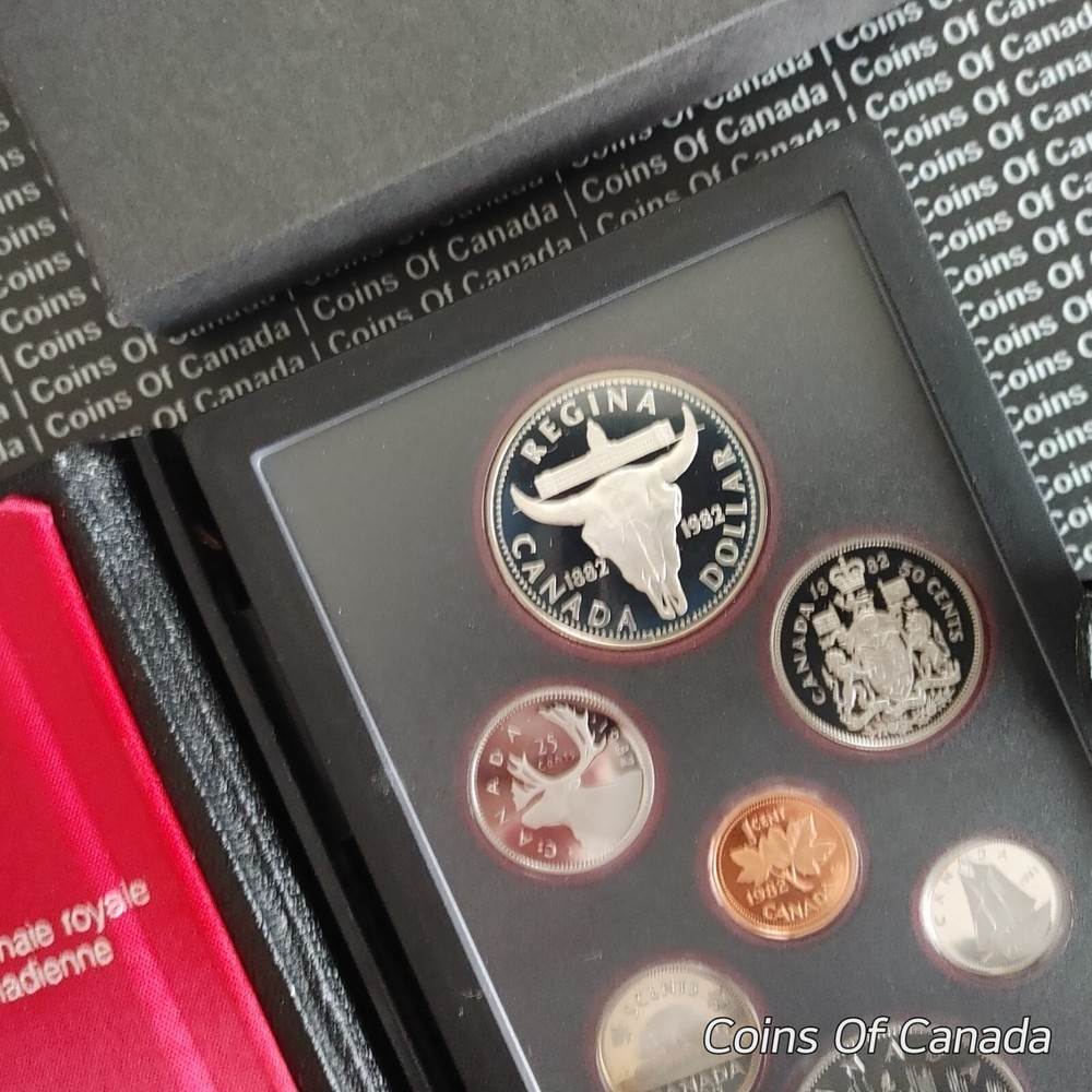 1982 Canada 7 Coin Proof Set - With Special Edition Silver Dollar #coinsofcanada