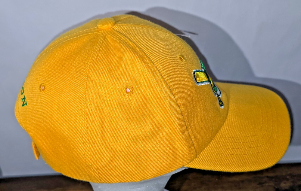Madison Mallards Baseball Hat Cap Big Top Yellow Adjustable