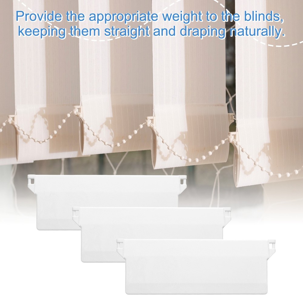 5Pcs Vertical Blind Weights 140mm Plastic Vertical Blind Bottom Weights